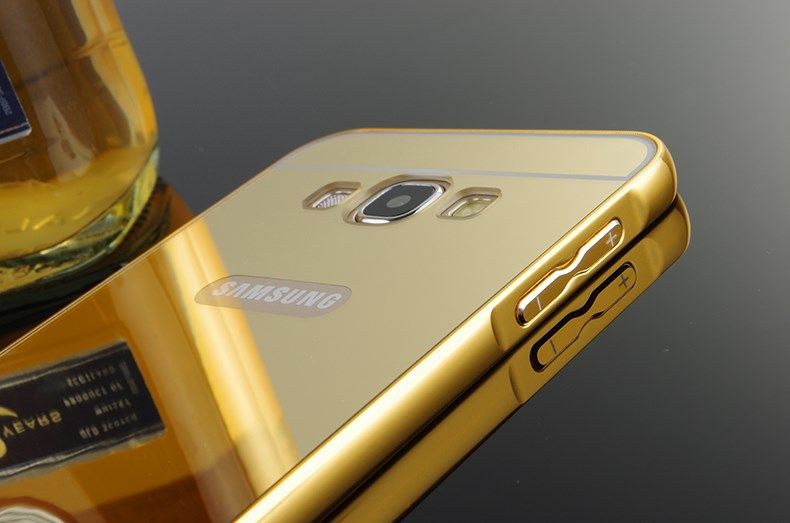  Samsung Grand Prime G530/ G531 - Ốp lưng tráng gương viền nhôm 