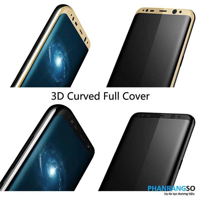 Samsung S8 - Cường lực Full màn hình (Nhiều màu)