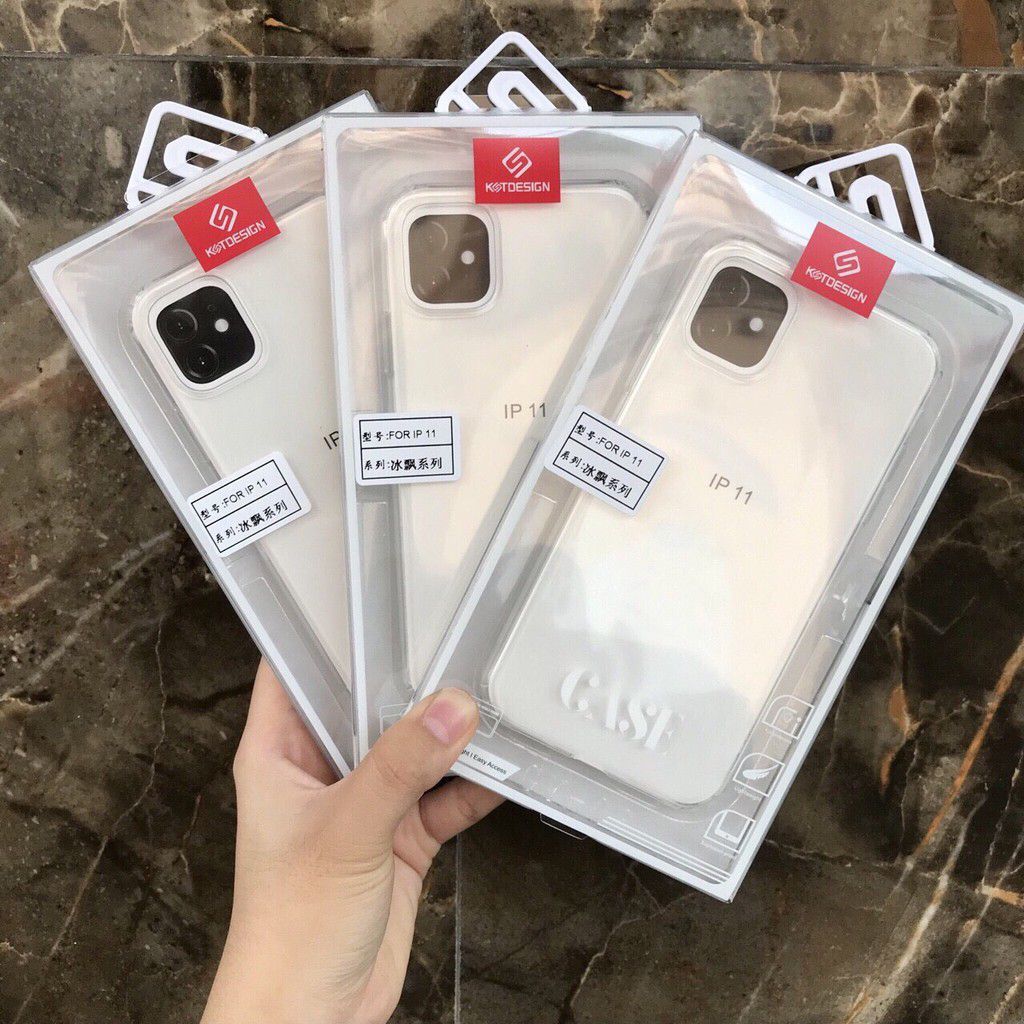  Ốp lưng dẻo trong suốt tốt Case (có hộp) iPhone 11/ 11 Pro Max 