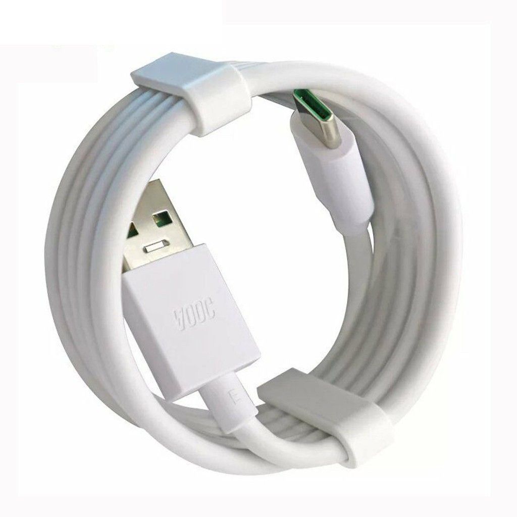 Cáp sạc nhanh Type C Super Vooc Oppo (Trắng)
