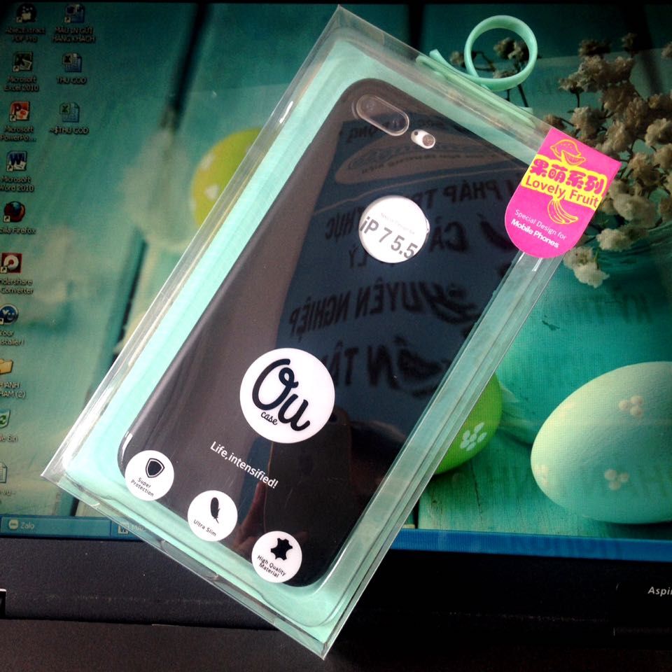 iPhone 7 Plus, 8 Plus - Ốp lưng dẻo màu Ou Case (Nhiều màu)