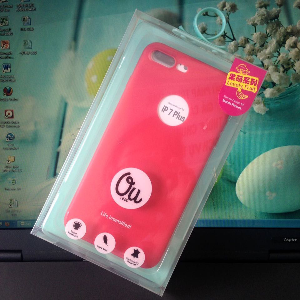 iPhone 7 Plus, 8 Plus - Ốp lưng dẻo màu Ou Case (Nhiều màu)