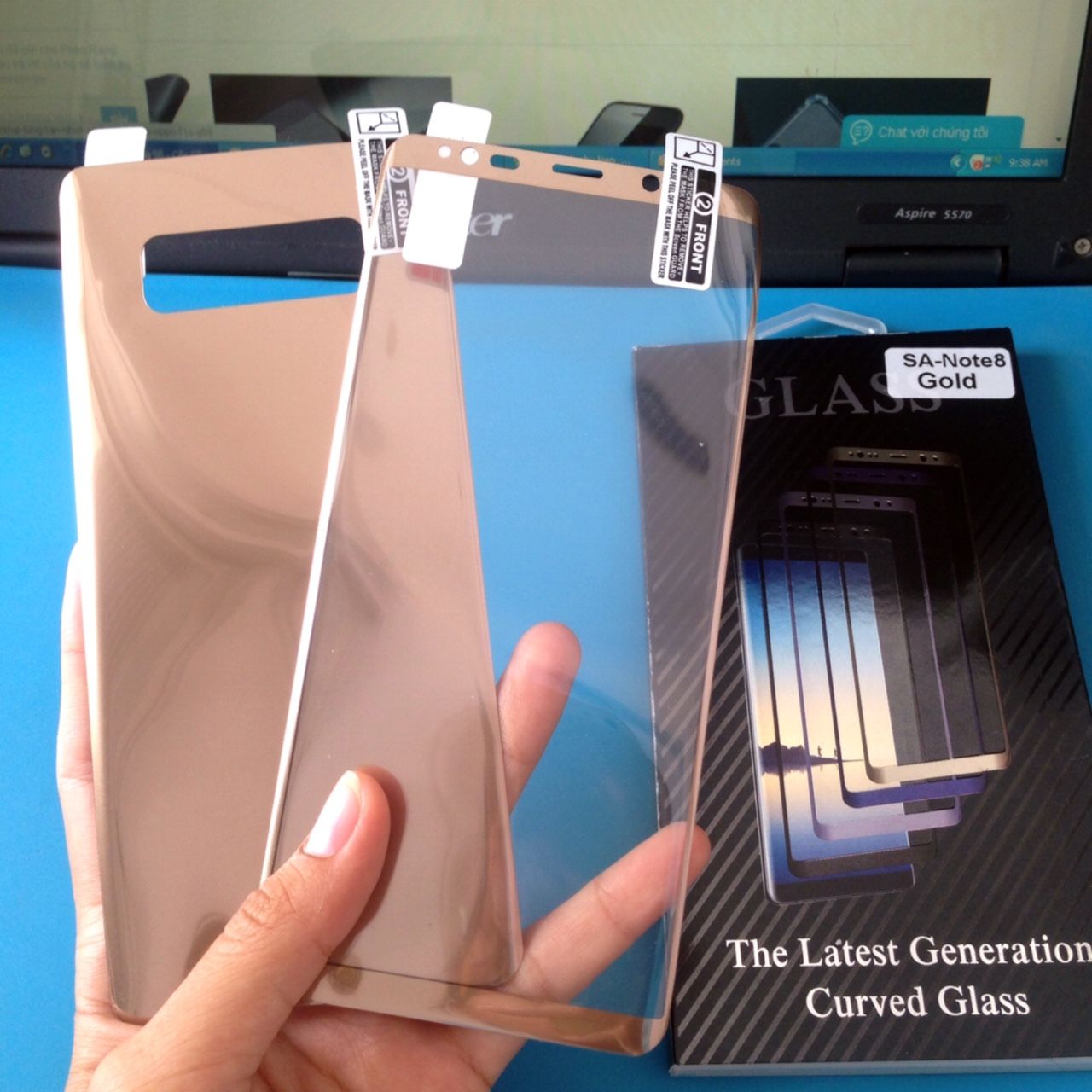  Samsung Note 8 - Bộ miếng dán PET dẻo 2 mặt trước sau (Nhiều màu) 