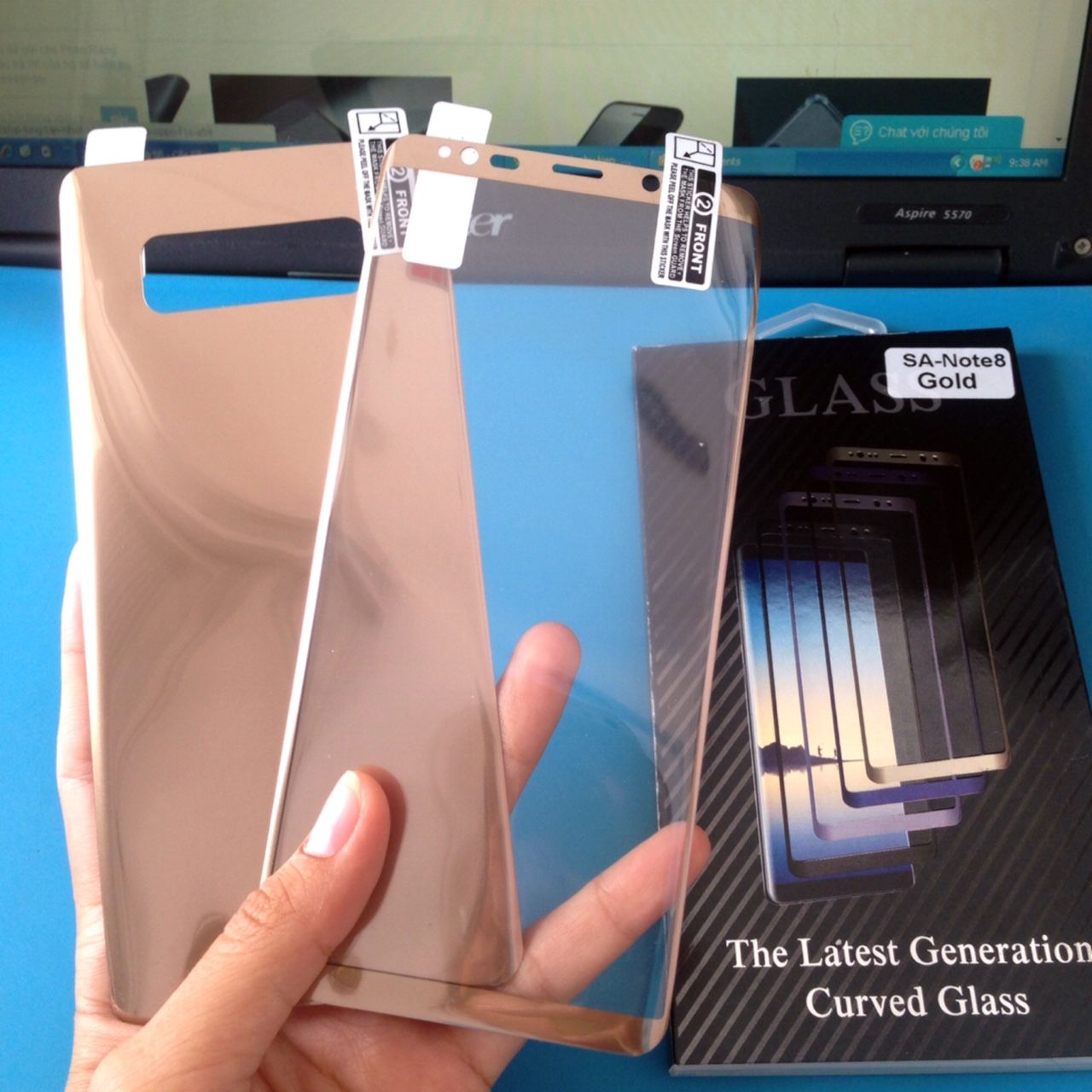 Samsung Note 8 - Bộ miếng dán PET dẻo 2 mặt trước sau (Nhiều màu)