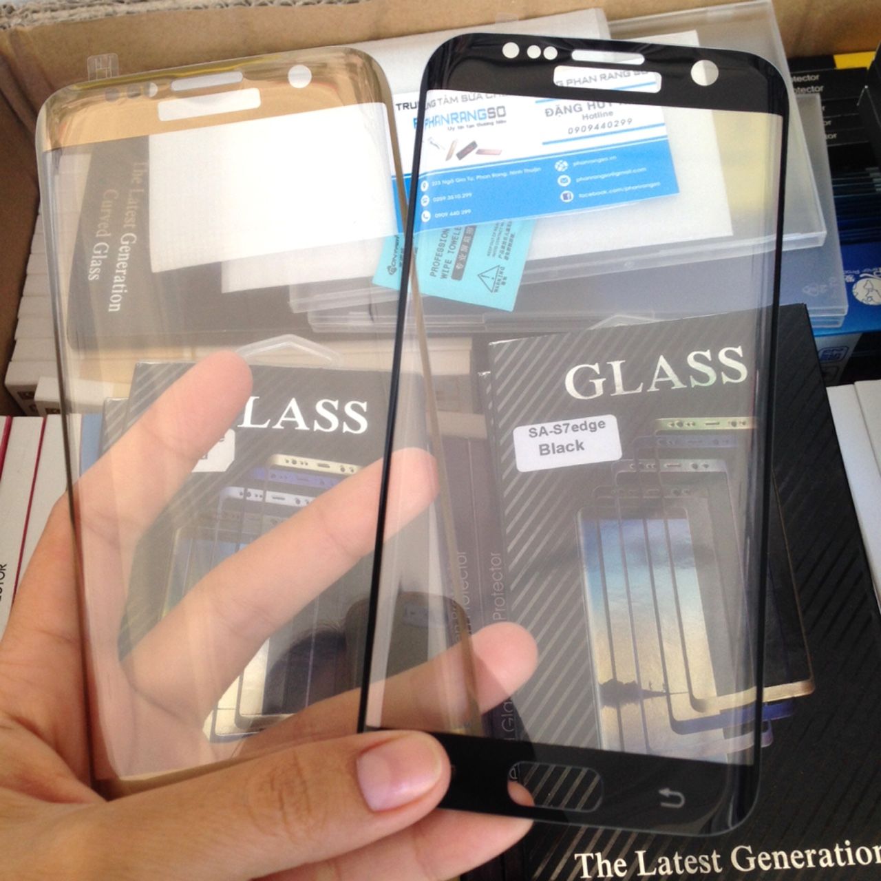 Samsung S7 Edge - Cường lực Full màn hình (Nhiều màu)