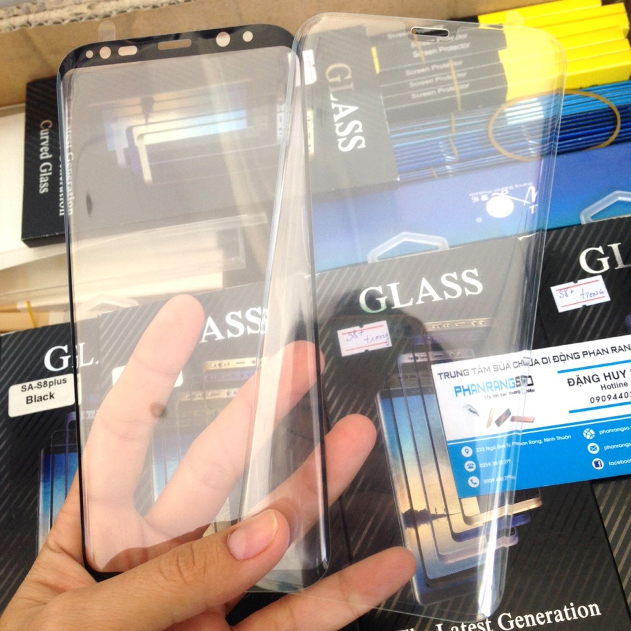 Samsung S8 Plus - Cường lực Full màn hình (Nhiều màu)