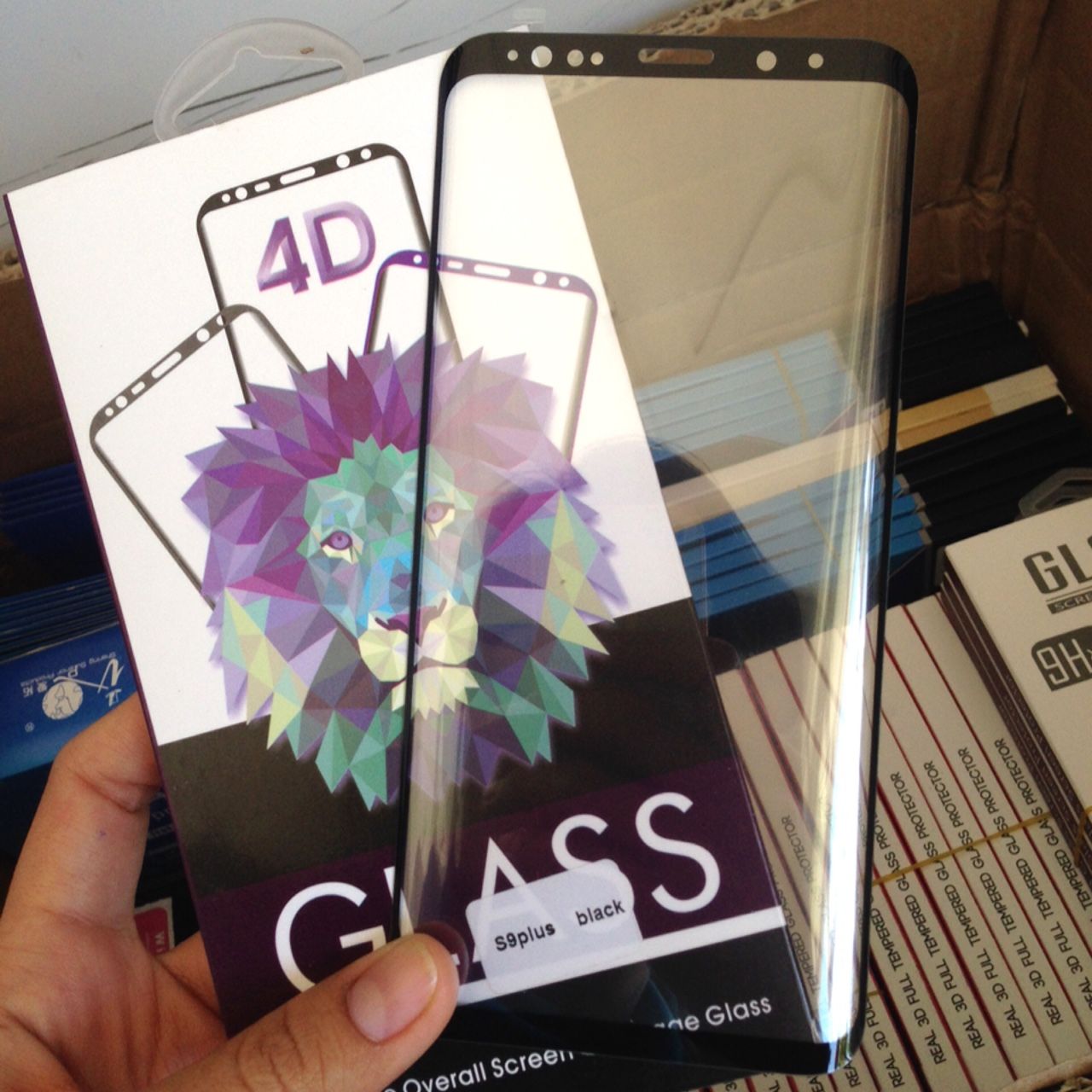 Samsung S9 Plus - Cường lực full màn hình (Đen)
