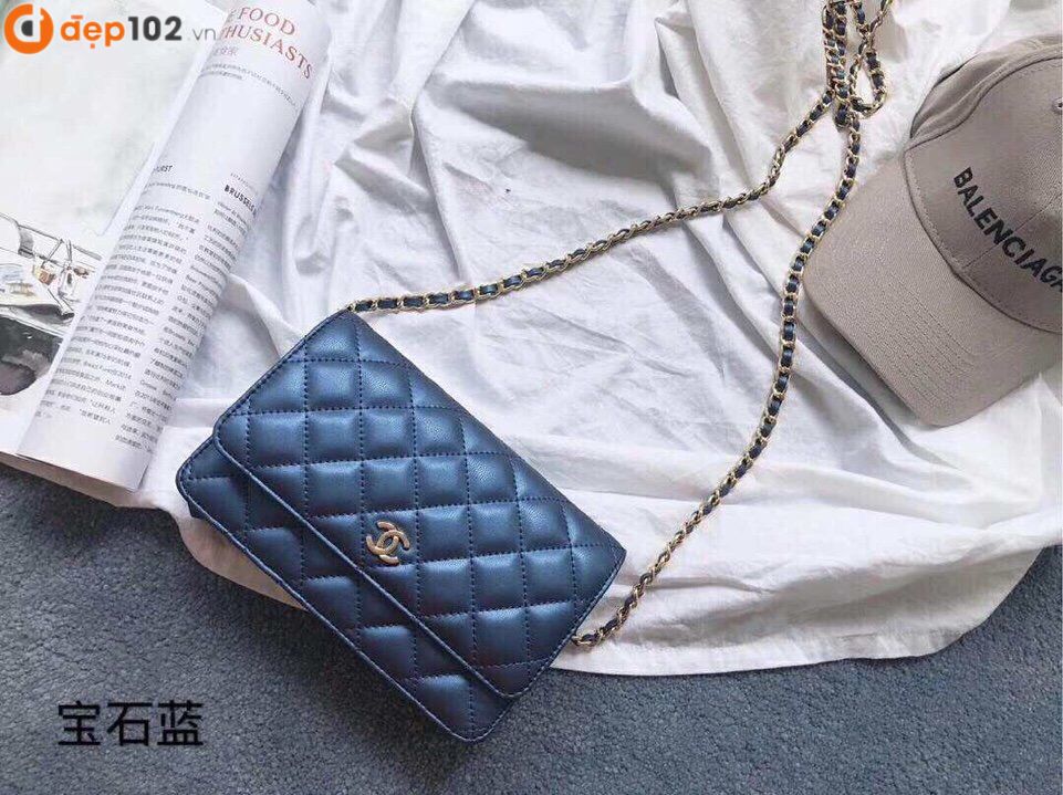 Túi Xách Chanel katun Hàng Super Sale Màu Xanh Đẹp