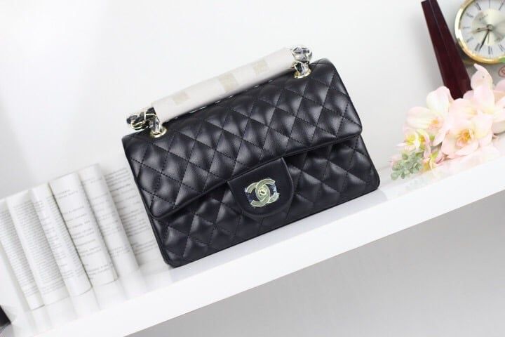 Túi xách Chanel classic hàng chuẩn F1 màu đen đẹp