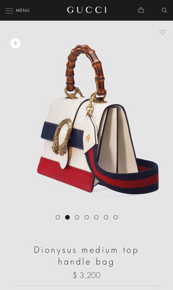 Túi Xách GUCCI Dionysus Top Handle Quai Trúc Hàng Super Size
