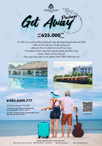  GET AWAY PACKAGE - 625.000 VND/KHÁCH 