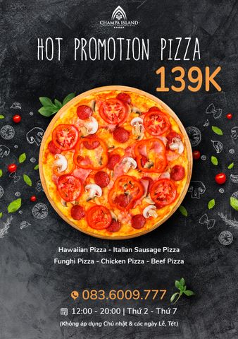  HOT PROMOTION PIZZA 139K 