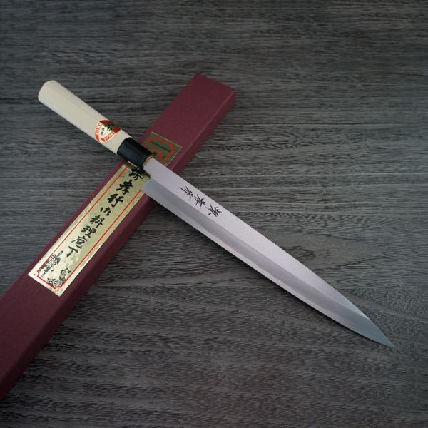 Dao Yanagiba Kasujmi 06006 thép trắng số 3 Sashimi 330mm