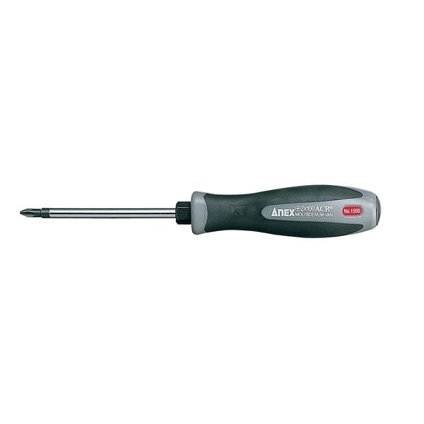 Tua vít bake 1 đầu ANEX SCREWDRIVER#1x100mm NO.1550 +2x100