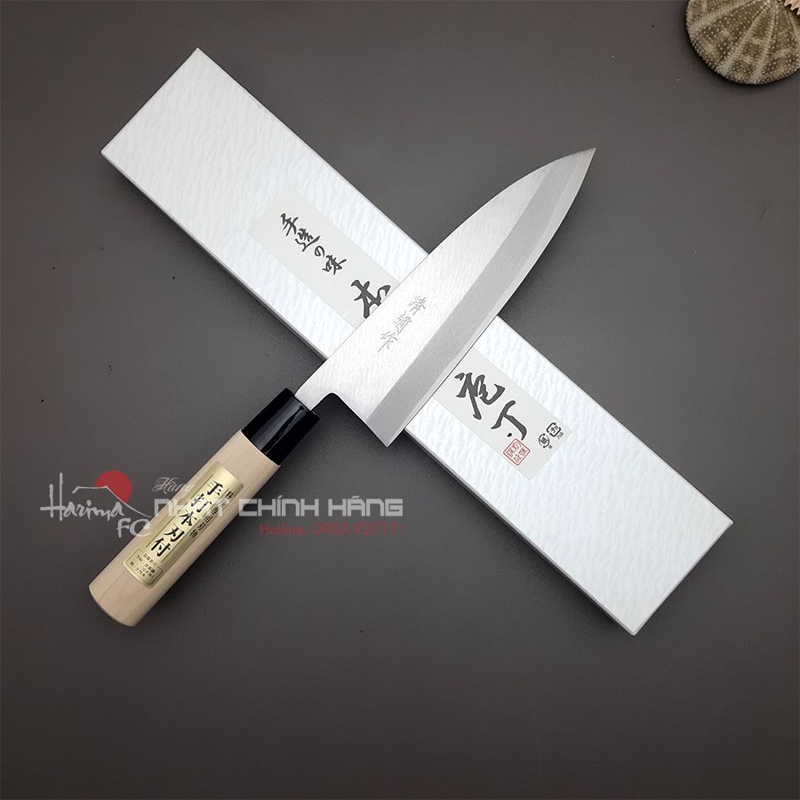 Dao filet cá Hayashi Deba 180mm ghép 2 lớp - Nhập khẩu Nhật Bản