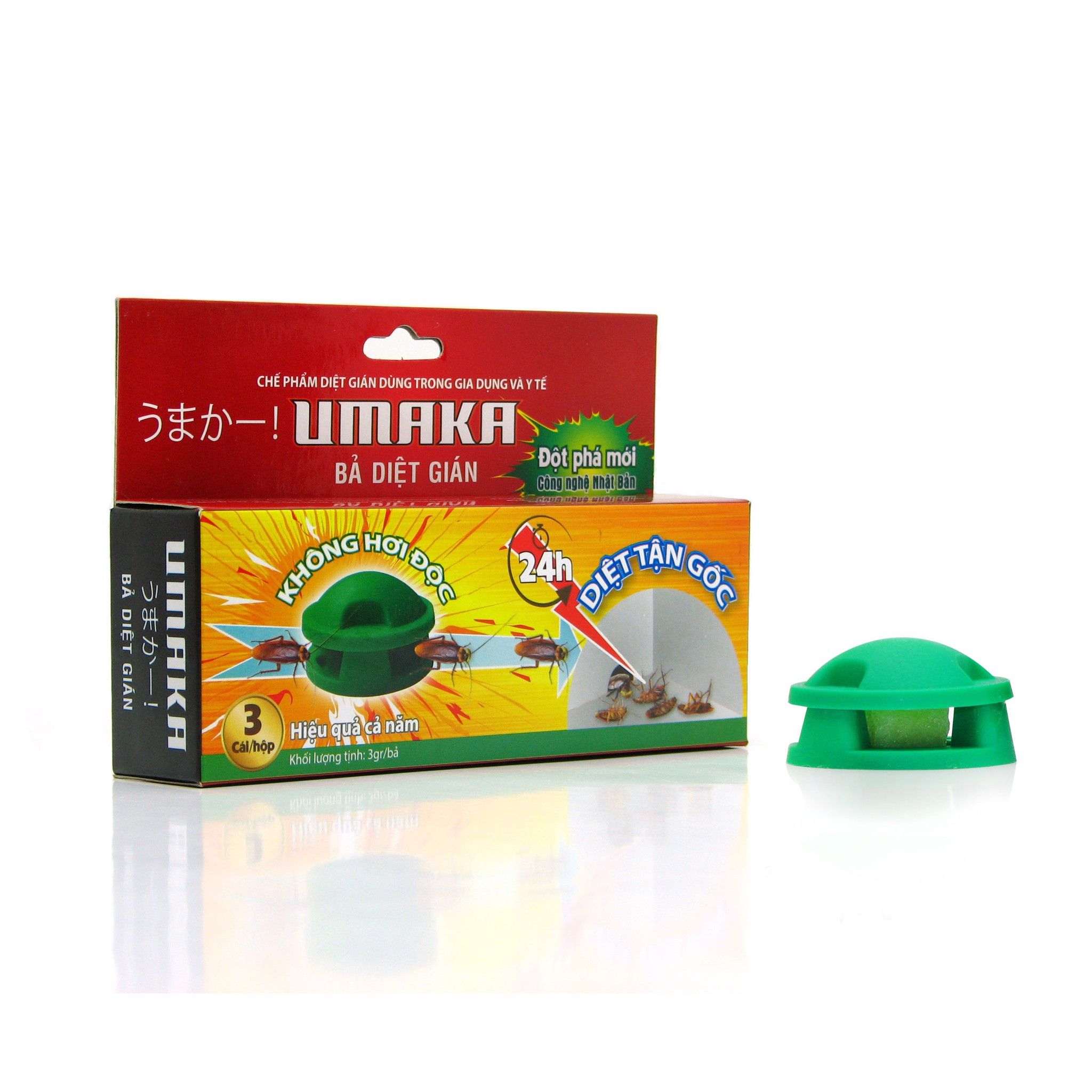 Bả diệt gián UMAKA - 3c/hộp