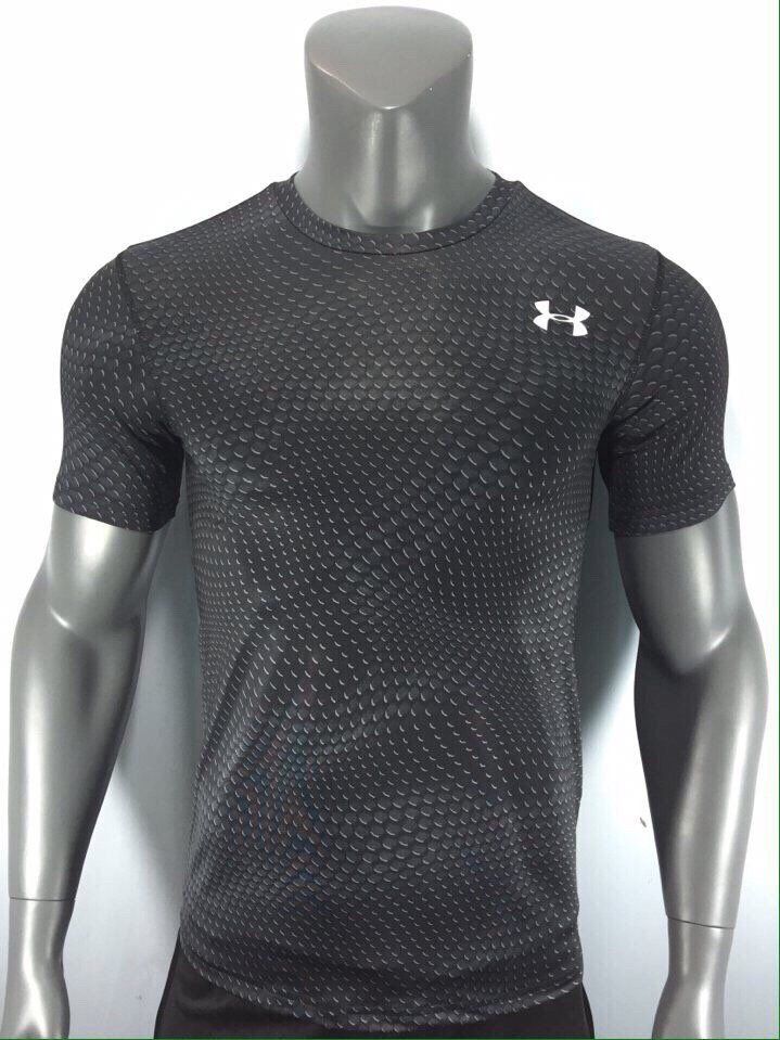 Áo Training Under Armour Đen Họa Tiết Da Rắn