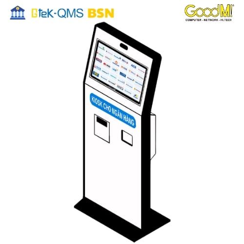 Hệ Thống Xếp Hàng Tự Động Cho Ngân Hàng Gtek-QMS-BSN