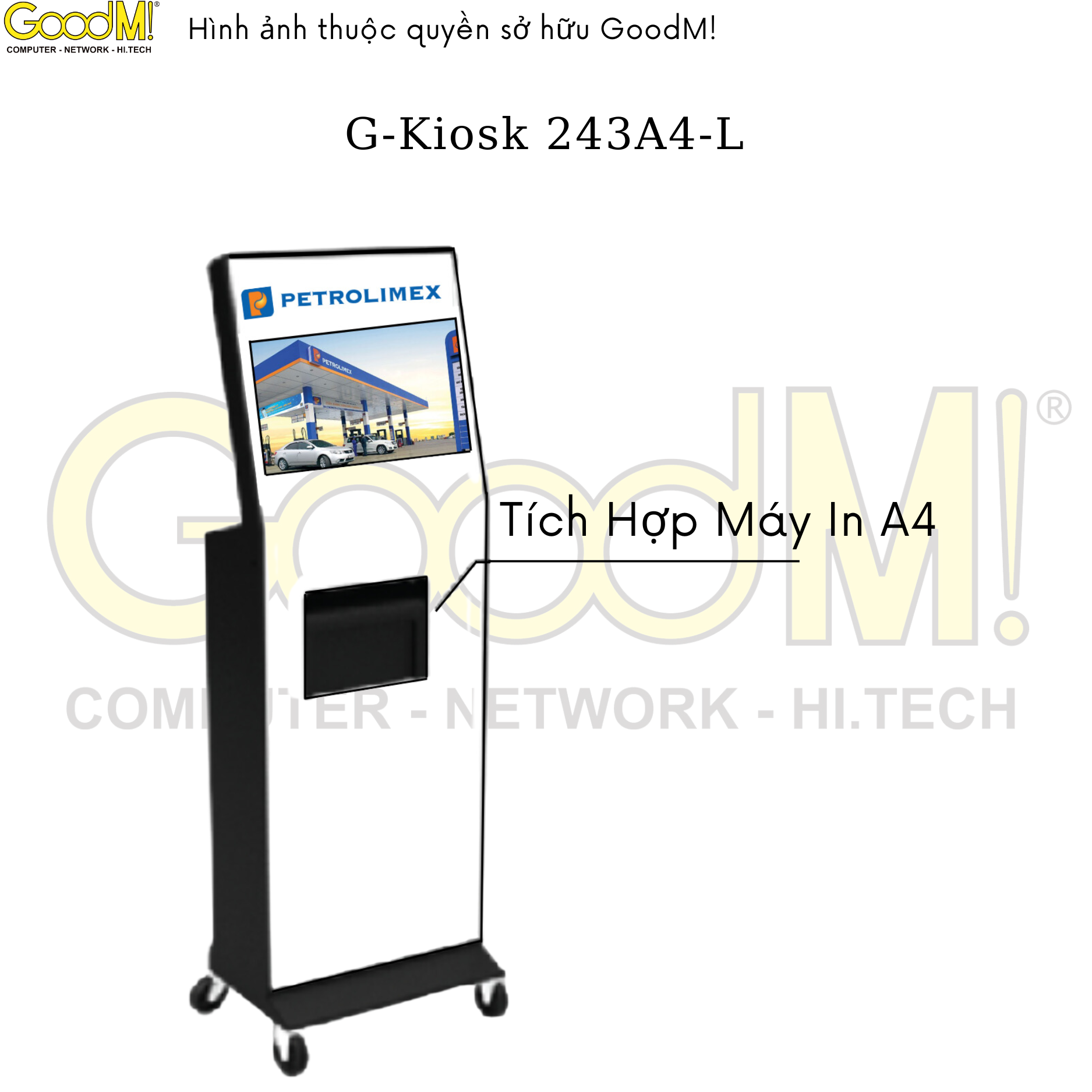 Máy Tra Cứu Thông Tin 243A4-L (Tích Hợp Máy In A4)