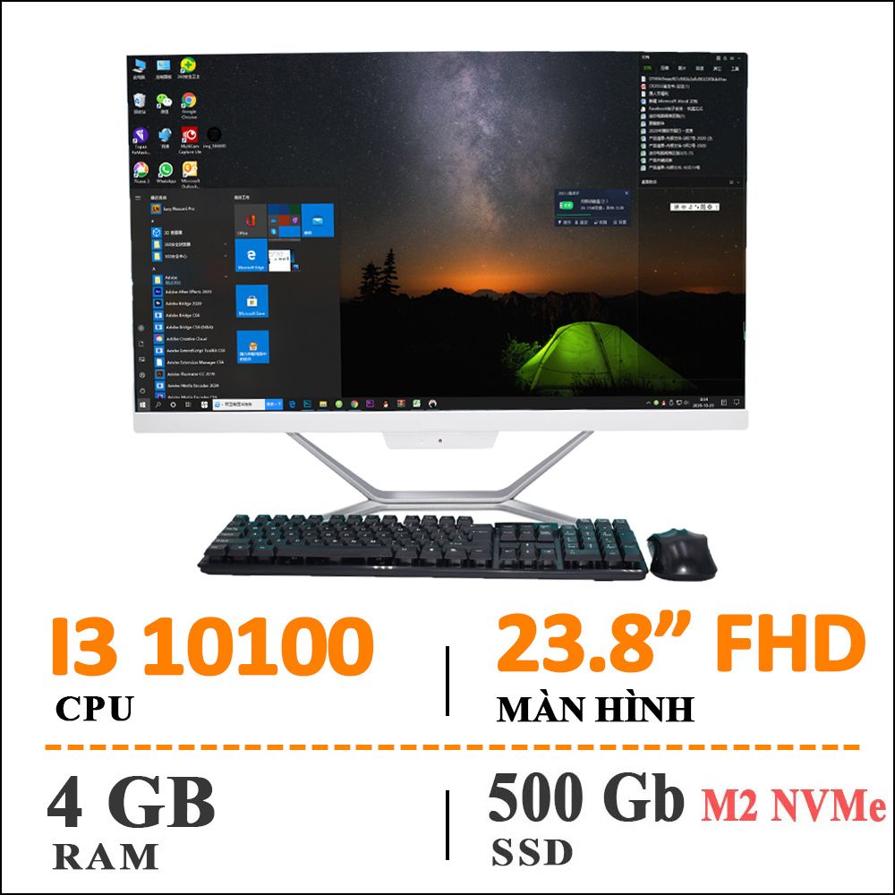 Máy Tính Văn Phòng 23.8