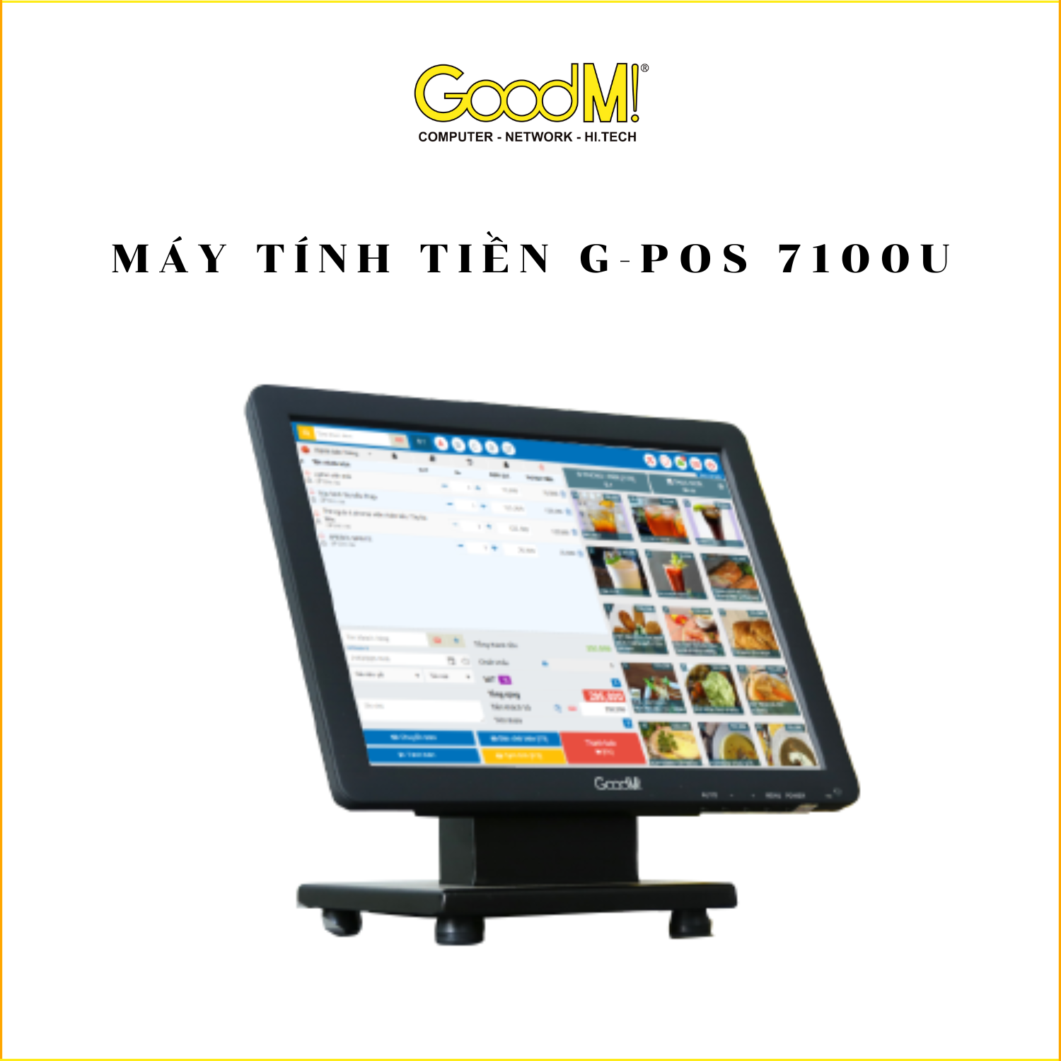  Máy Tính Tiền G-POS 7100U 