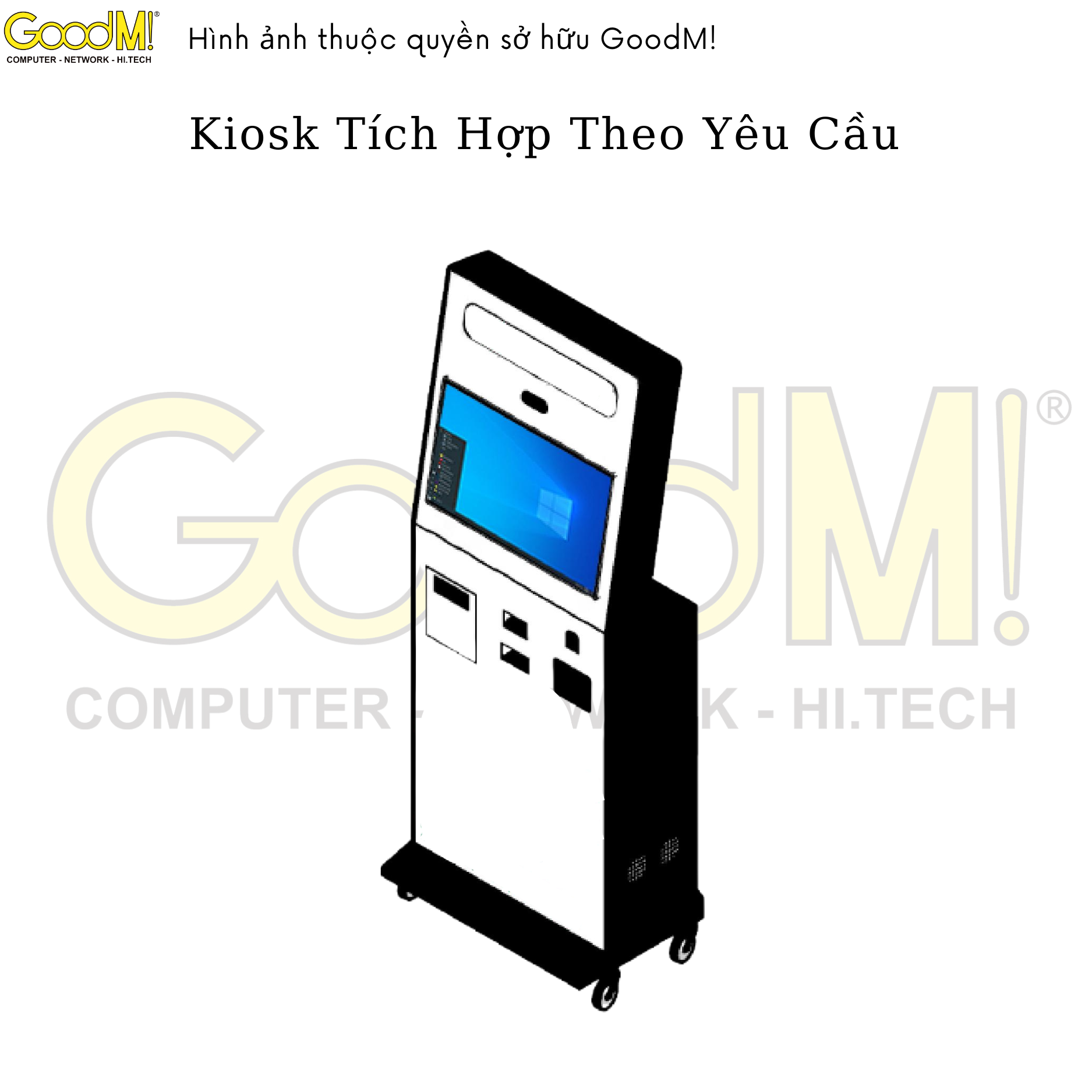 Kiosk Thiết Kế Tích Hợp Theo Yêu Cầu