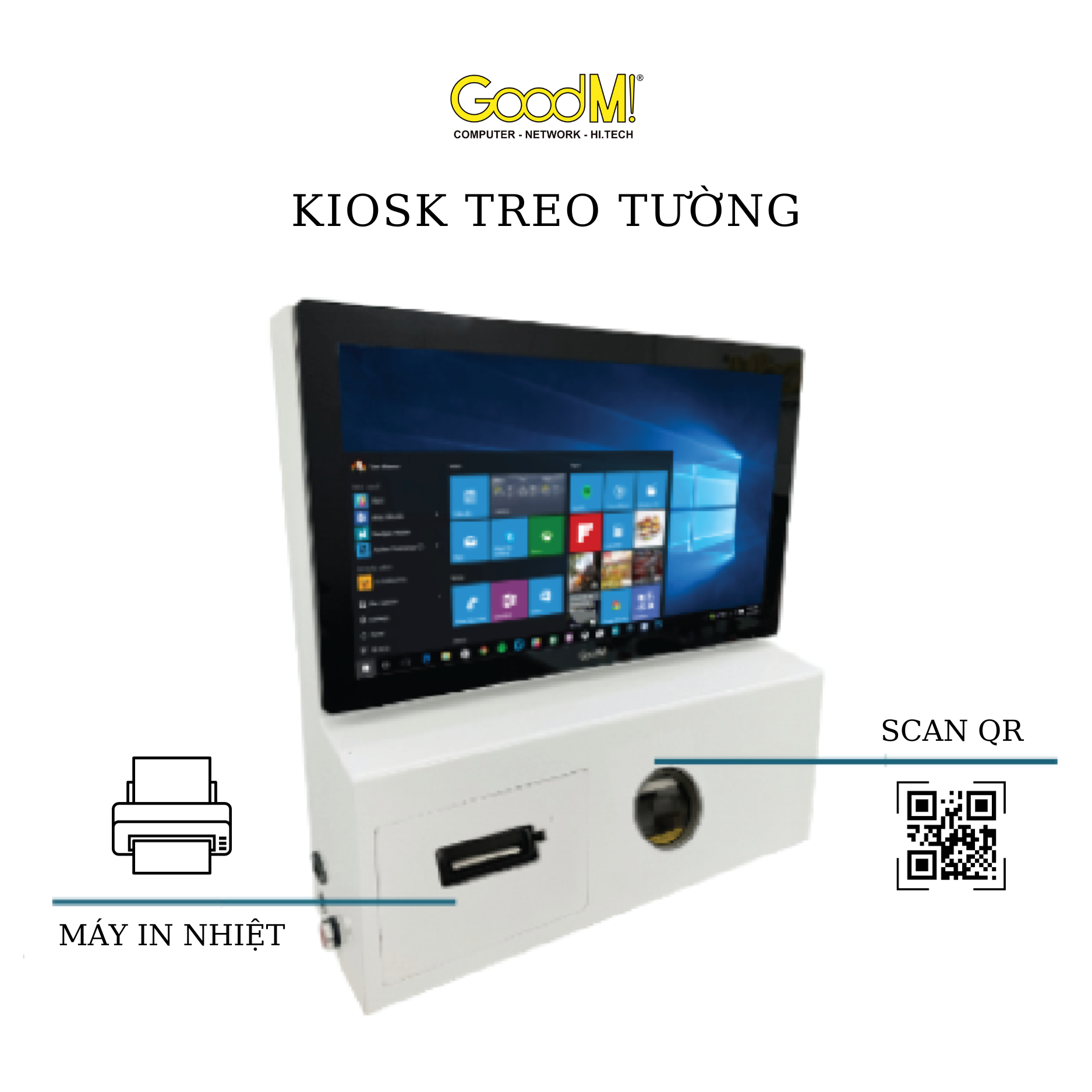 Kiosk Treo Tường 22