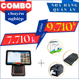  Trọn Bộ Máy Tính Tiền Nhà Hàng  [Combo Chuyên Nghiệp] 