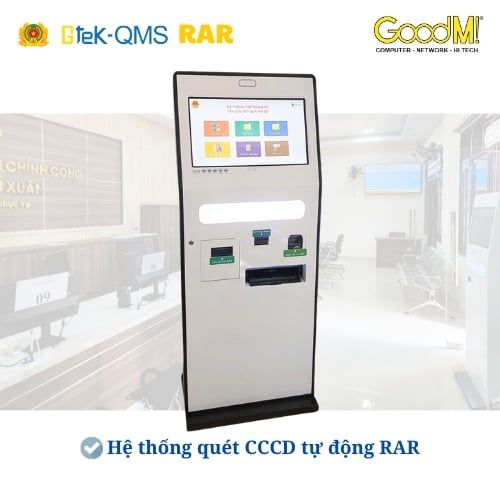 Kiosk Quét Chip CCCD Phục Vụ Đề Án C06 (RAR - Trung tâm dữ liệu)
