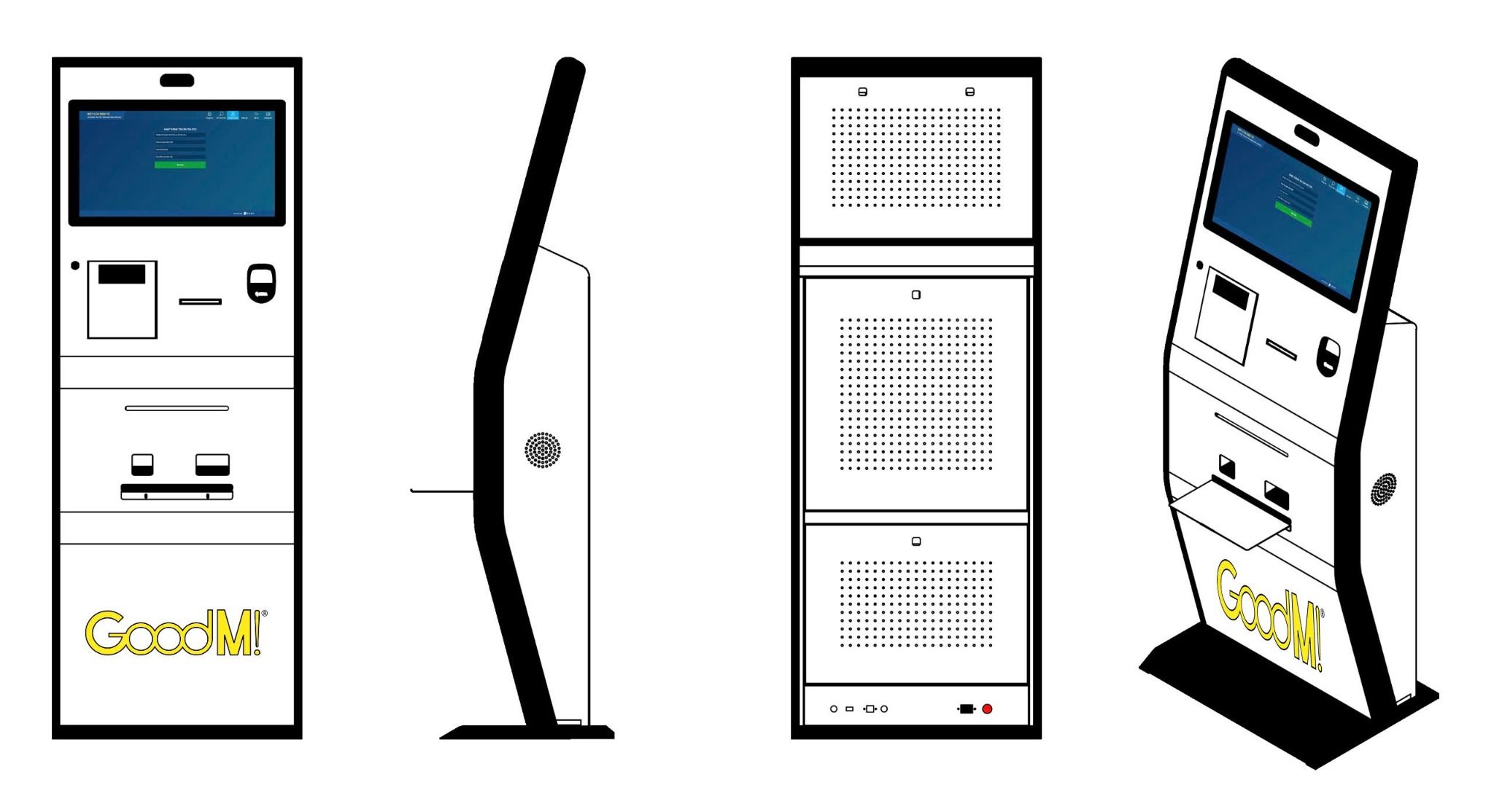 Kiosk Dịch Vụ Công Một Cửa G-Kiosk-C (Series)