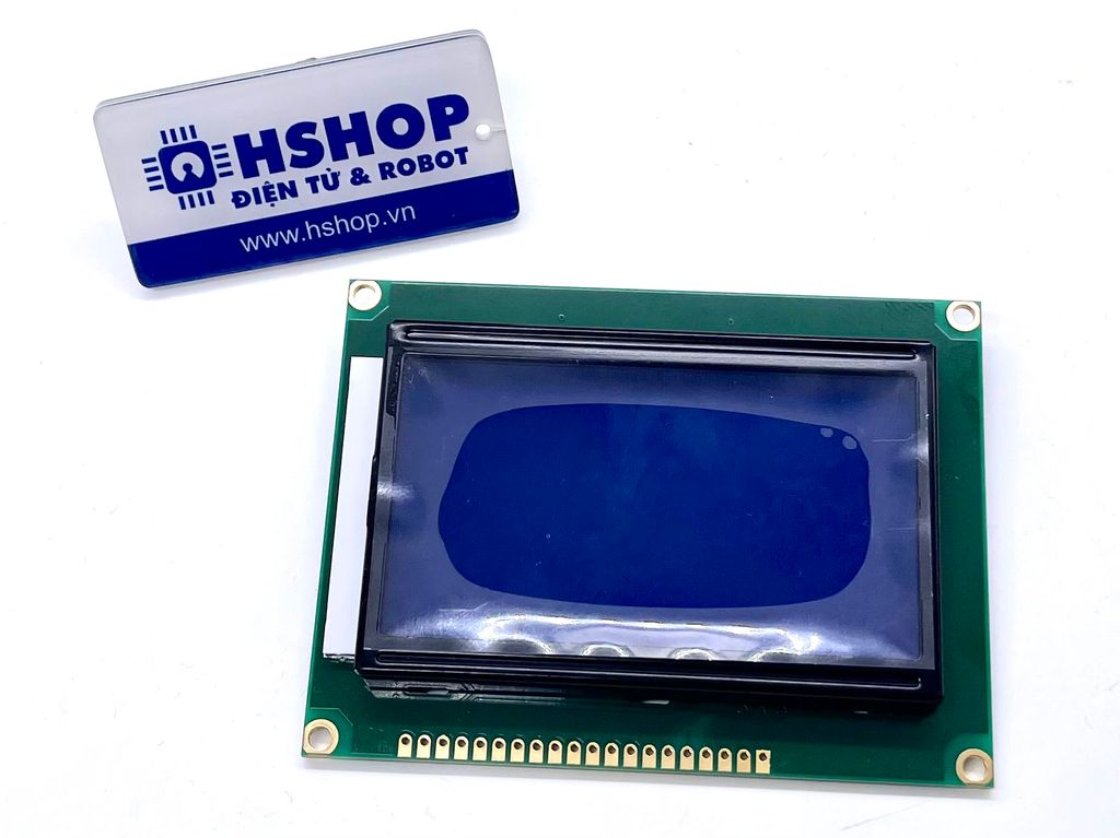 Màn hình Graphic LCD 12864 Driver ST7920 xanh dương