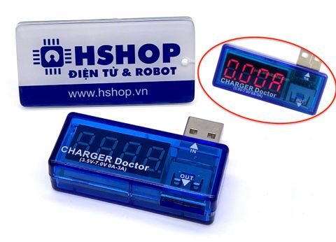 Đo kiểm tra dòng điện, điện áp đa năng USB Tester V1