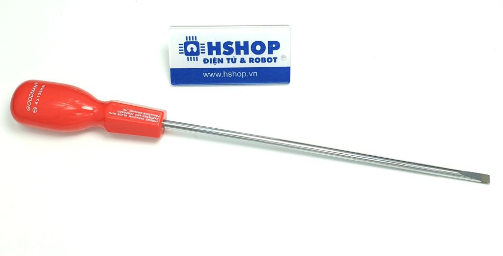 Tua vít đầu dẹt GOODMAN 4x150mm Flathead Screwdriver