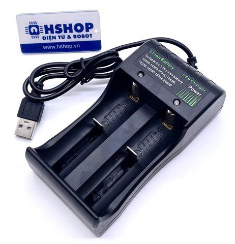 Bộ sạc pin 18650 Li-ion USB Battery Charger YH-USB-02