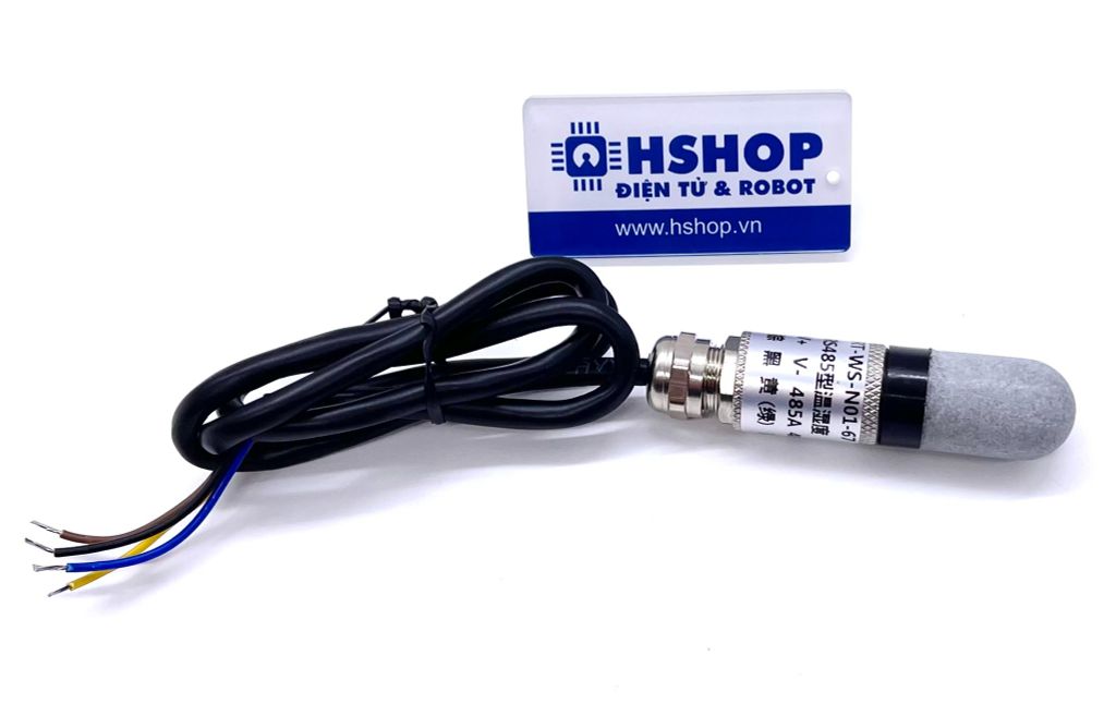 Cảm biến độ ẩm, nhiệt độ không khí SHTC3 Temperature Humidity Sensor IP67 V1 RS485 Modbus RTU