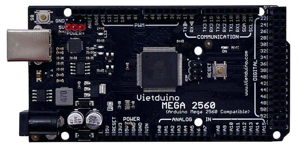 Mạch Vietduino Mega 2560 USB-B (Arduino Mega 2560 Compatible)