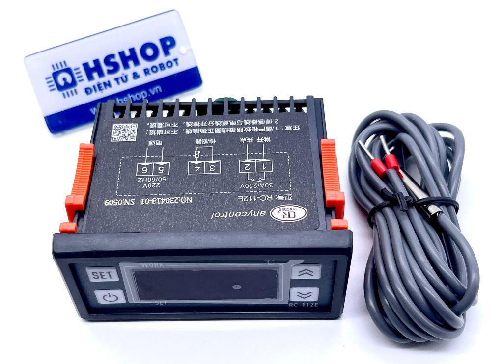 Bộ điều khiển nhiệt độ đóng ngắt Relay RC-112E 220VAC