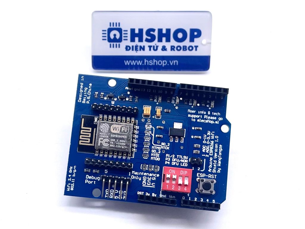 Mạch ESP8266 Wifi Shield (Arduino Compatible)