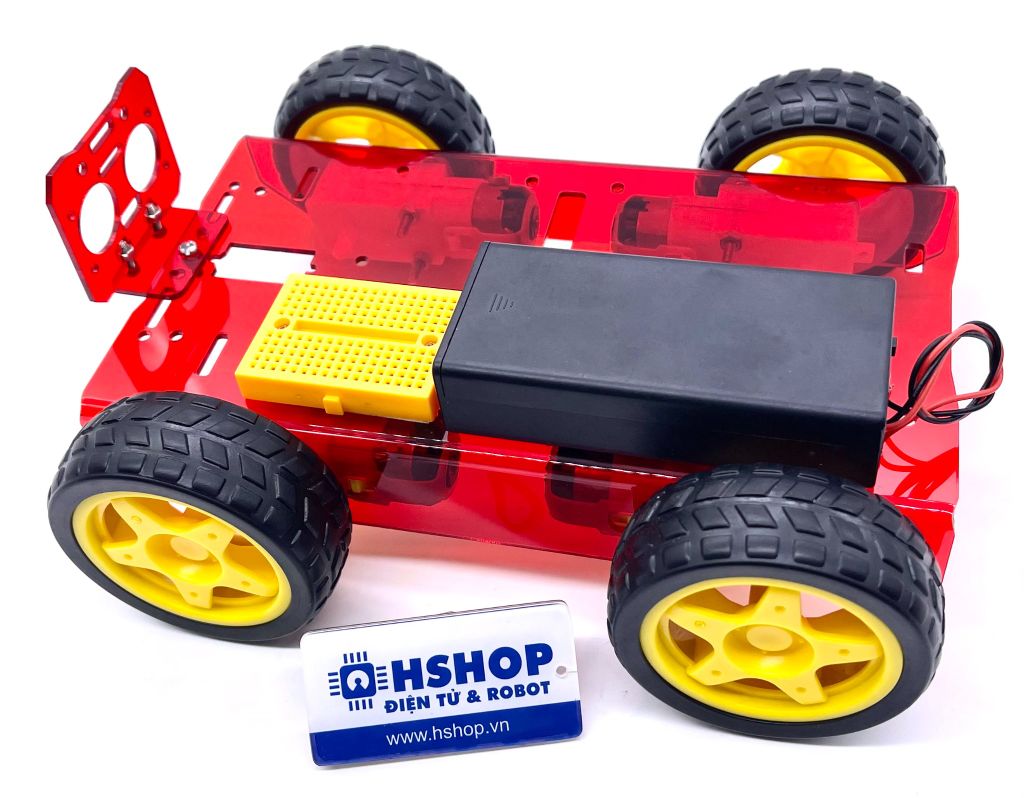 Khung xe Robot Chasiss 4WD Car R1