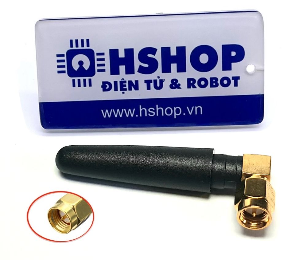 Anten 2G 3G GSM GPRS 3dBi SMA đực