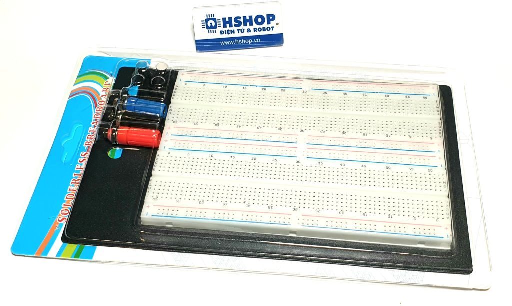 Breadboard ZY-204 1660 lỗ 165x110x10mm