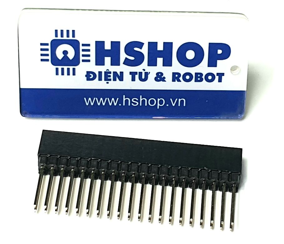 Rào cái đôi chân thẳng dài Raspberry Pi HAT 2.54mm PC104 female long pin header 2x20