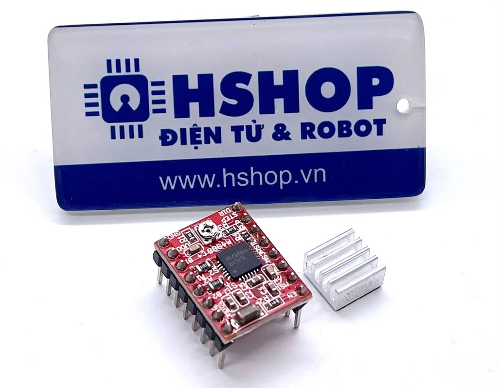 Mạch điều khiển động cơ bước Stepper Motor Driver HR4988 (tương thích A4988)