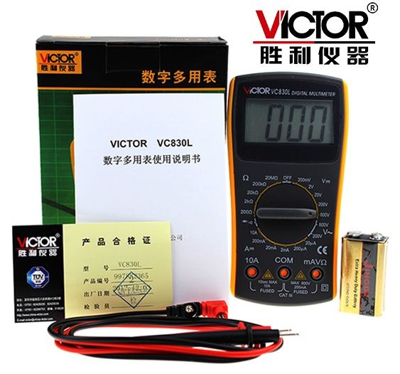 Đồng hồ đa năng VOM Digital Multimeter Victor VC830L