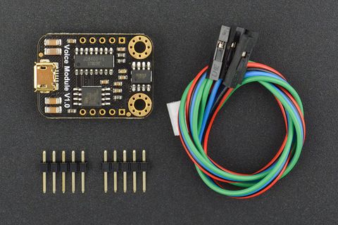 Mạch DFRobot Gravity: UART MP3 Voice Module with 8MB Flash Memory