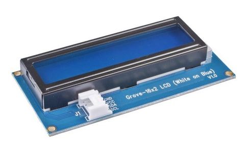 Grove - 16x2 LCD (White on Blue)