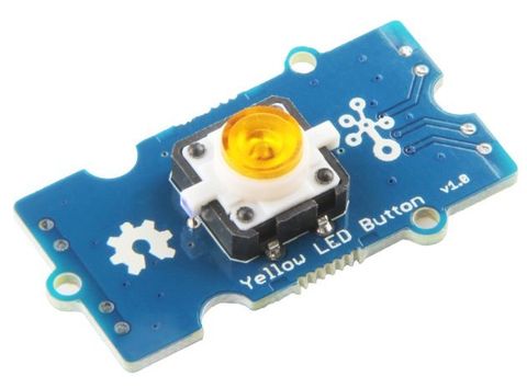 Grove - Yellow LED Button (Nút nhấn tích hợp đèn Led)