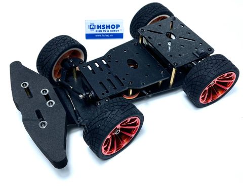 Khung xe robot kim loại Racing Car RC1