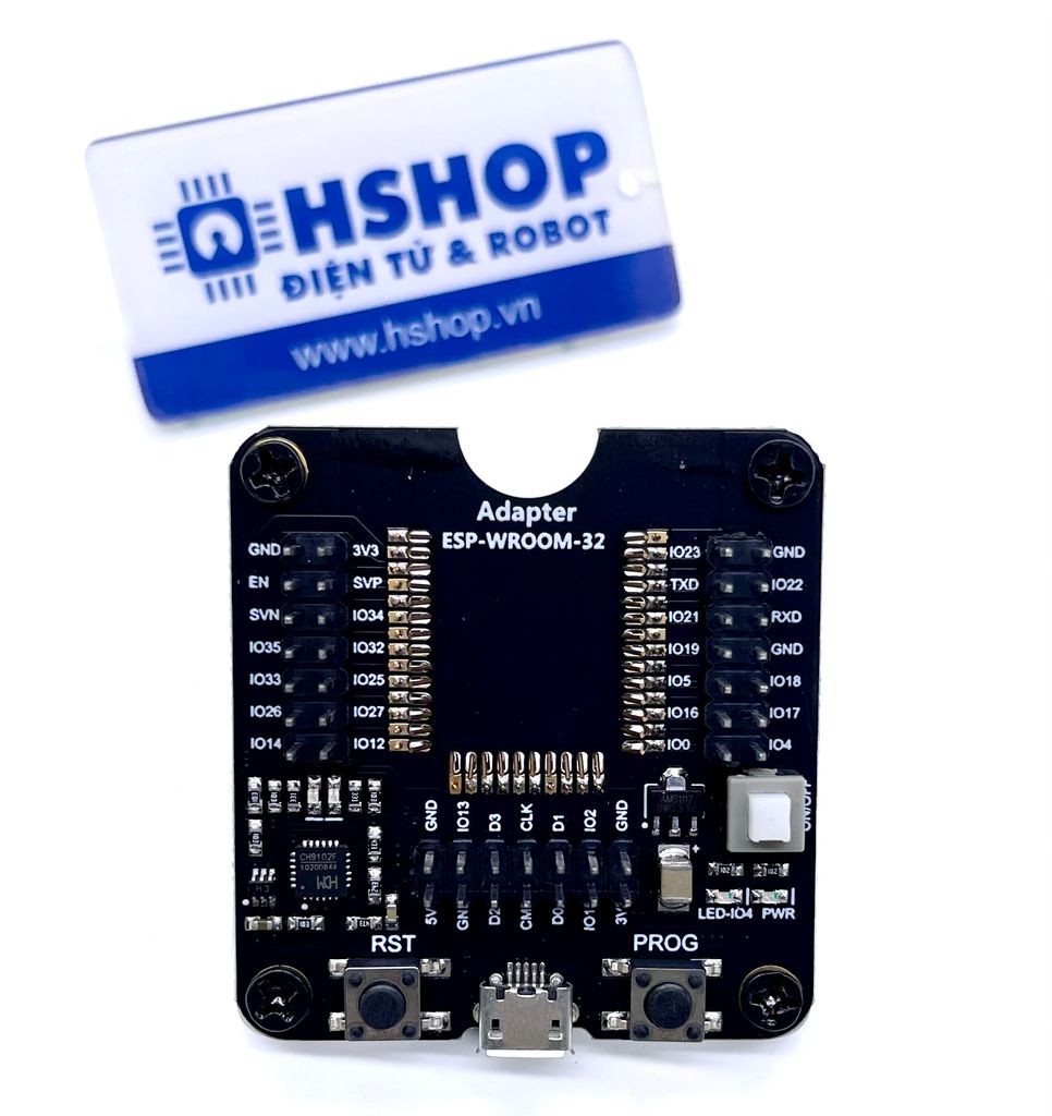 Đế nạp ra chân Wifi BLE SoC ESP32 ESP-WROOM-32