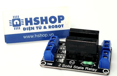 Mạch 2 Solid State Relay SSR 2A/240VAC